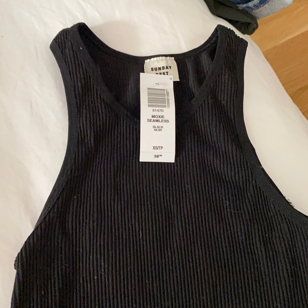Black high neck bodysuit